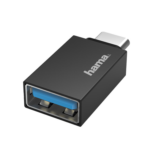 Image of Hama Adattatore USB Type C M / USB A F, USB 3.2 gen.1, nero