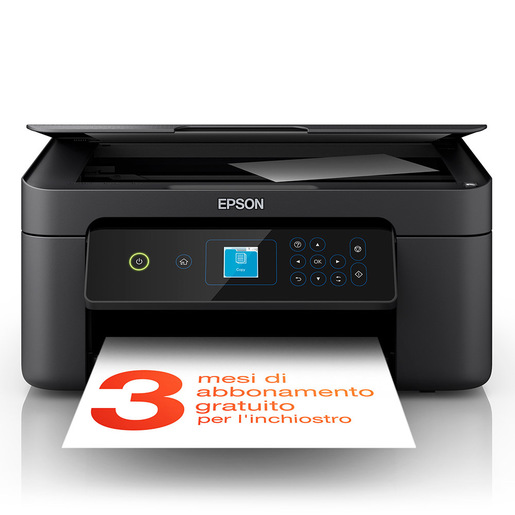 Epson Expression Home XP-3205 stampante multifunzione A4 getto d'inchiostro, stampa, copia, scansione, Display LCD 3.7cm, WiFi Direct, Stampa mobile, 3 m