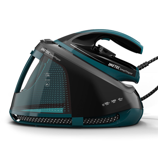 Image of Imetec Smartvapor Ferro da Stiro Generatore di Vapore, Vapore 2 volte più potente, Fino a 6,0 Bar Pump, 2400 W, Colpo di vapore da 350 g, Piastra Flui cod015