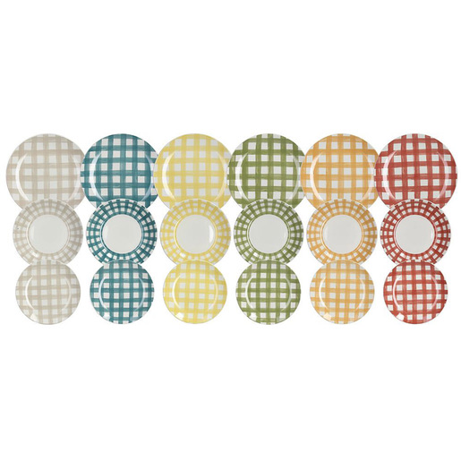 Image of Tognana Porcellane Caledonia servizio da tavola 18 pz Porcellana Colori assortiti