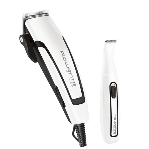 Image of Rowenta Driver YD3034 Tagliacapelli e Rifinitore, Nero e Bianco