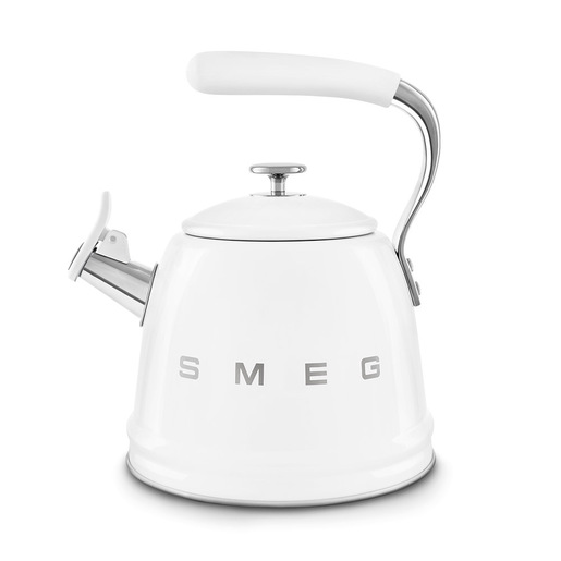 Image of Smeg Bollitore con fischio 50's Style - Bianco LUCIDO - WKF01WH