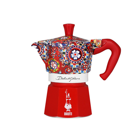 Image of Bialetti Dolce&Gabbana Moka Express Blu, Rosso, Bianco