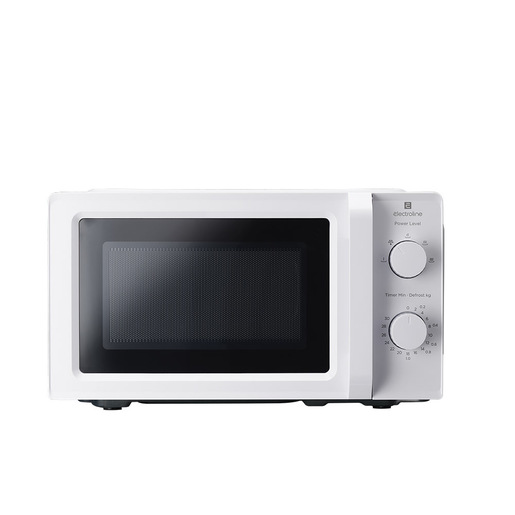 Electroline ME187S forno a microonde Bianco Solo microonde Superficie piana 18 L 700 W