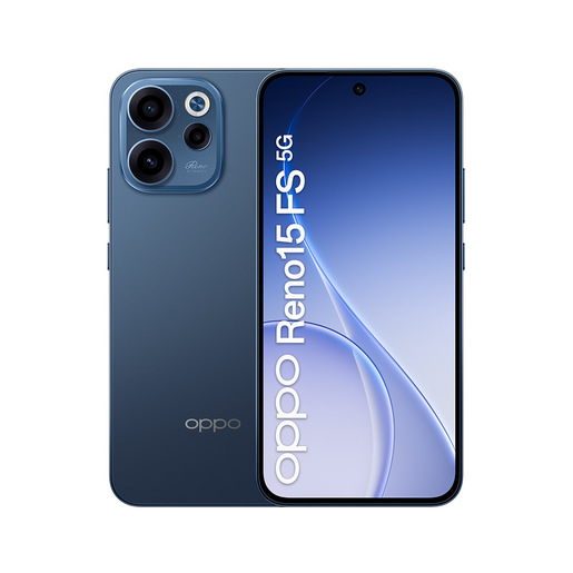Image of OPPO Reno15 FS 5G AI Smartphone, Tripla fotocamera 50+8+2MP, Selfie 50MP, Display 6.57'' 120HZ AMOLED FHD+, 6500mAh, RAM 8GB(Esp2GB/4GB/8GB)+ROM 512GB [V