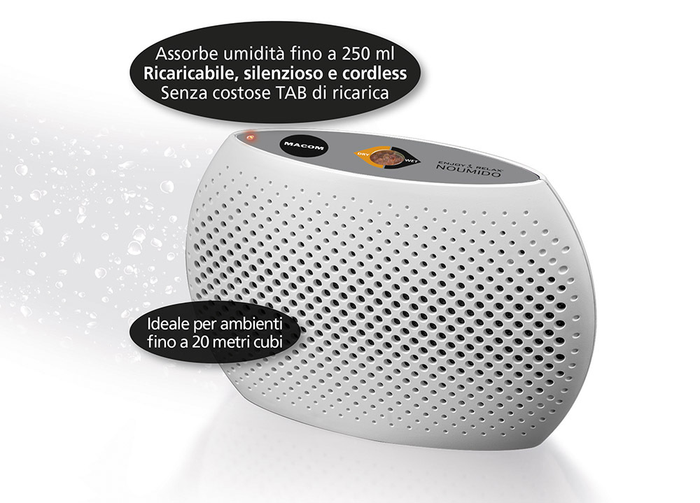 CANOPUS Deumidificatore Riutilizzabile Per Auto, Camper E Casa - Sacchetto Da 350g, Assorbe Umidità E Condensa, Ricaricabile In Microonde