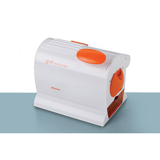 Image of Ariete 445 Gratì Professional - Grattugia elettrica con rullo extra-large in Acciaio Inox - Contenitore Estraibile - 120 Watt - Arancione