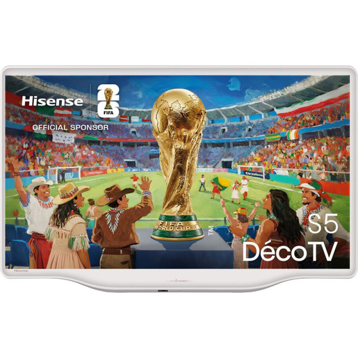 Hisense 43S5Q TV 109,2 cm (43'') 4K Ultra HD Smart TV Wi-Fi Argento, Bianco