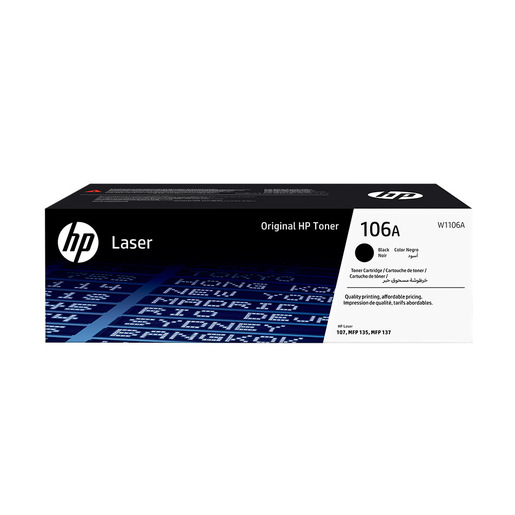 Hp Cartuccia Toner Nero Originale Laserjet 106A W1106A