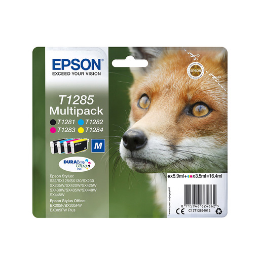 Epson Fox Inchiostro nero singolo DURABrite Ultra Volpe T1281