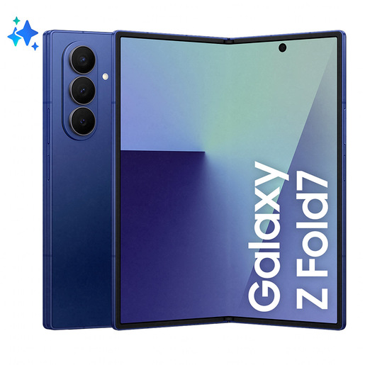 Image of Samsung Galaxy Z Fold7 Smartphone AI, RAM 12GB, 256GB, Display 6,5''/8'', Camera 200MP, Batteria a lunga durata, Blue Shadow