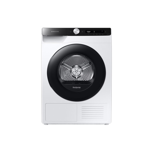 Samsung DV80T5220AE/S3 asciugatrice a caricamento frontale Optimal Dry 8 kg Classe A+++, Porta nera + Panel nero