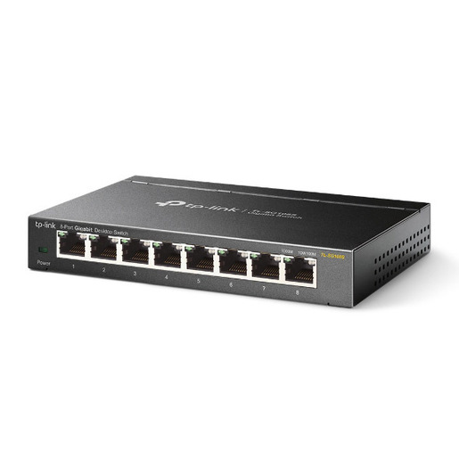 Image of TP-Link TL-SG108S Non gestito Gigabit Ethernet (10/100/1000) Nero