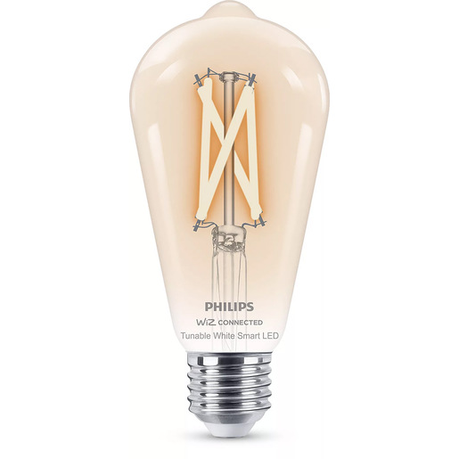 Image of Philips LED Lampadina Smart Filament Dimmerabile Luce Bianca da Calda a Fredda Attacco E27 60W Edison