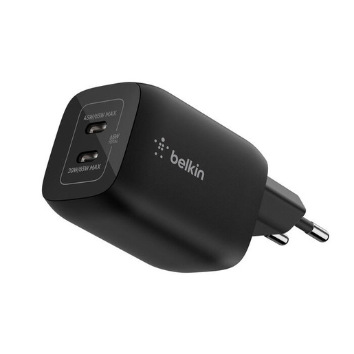 Image of Belkin ENA007KQBK Caricabatterie per dispositivi mobili Cuffie, Computer portatile, Console portatile, Smartphone, Tablet Nero AC Ricarica rapida Inte