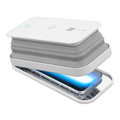 Cellularline Hi-Gens Con Ricarica Wireless, Sterilizzatore Smartphone A Luce UV-C, Sterilizza Il 99,9% Dei Batteri Azione Rapida: Sterilizza In Un Min-image
