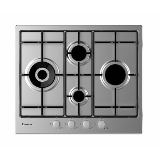 Image of Candy Timeless CHW6D4WX Acciaio inossidabile Da incasso 60 cm Gas 4 Fo