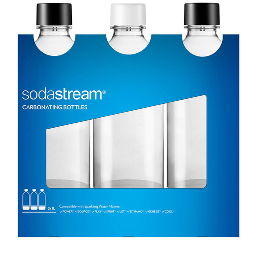 SodaStream Confezione da 3 bottiglie in Pet Universali