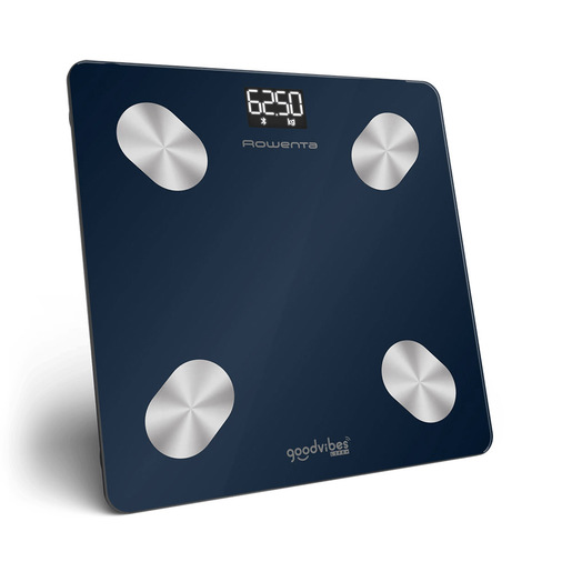 Rowenta Goodvibes Life + 2.0 , Bilancia Smart, App Intuitiva, 15 Indicatori Corporei, BR9720
