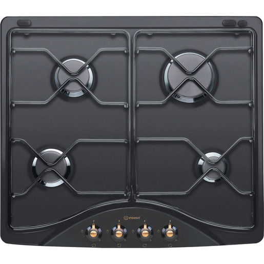 Image of Indesit PN 642 /I (AN) Nero Da incasso 59 cm Gas 4 Fornello(i)