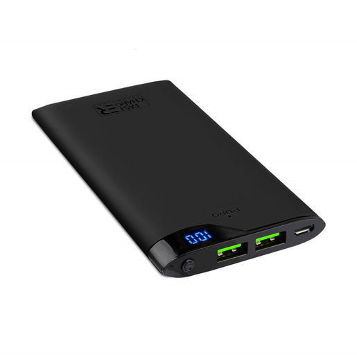 Image of PURO Power Bank Soft Touch 6000 mAh batteria portatile Nero Ioni di Li