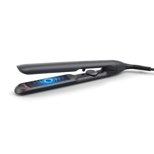 Philips Serie 5000 Piastra per capelli nera con tecnologia termoprotettiva BHS510/00