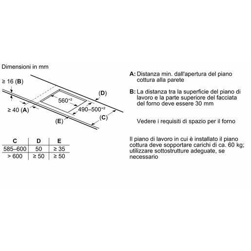 Image of Bosch Serie 6 PIX631HC1E Piano cottura a induzione 60 cm FlexInduction Nero