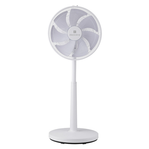 Image of Electroline Ventilatore a piantana 7 pale 35cm silenzioso telecomando bianco