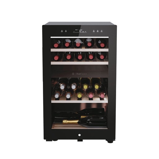 Image of Haier Wine Bank 50 Serie 7 HWS42GDAU1 Cantinetta vino con compressore Libera installazione Nero 42 bottiglia/bottiglie