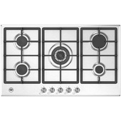 Bertazzoni La Germania P905CLAGXV Piano Cottura Acciaio Inossidabile Da Incasso 90 Cm Gas 5 Fornello(I)-image