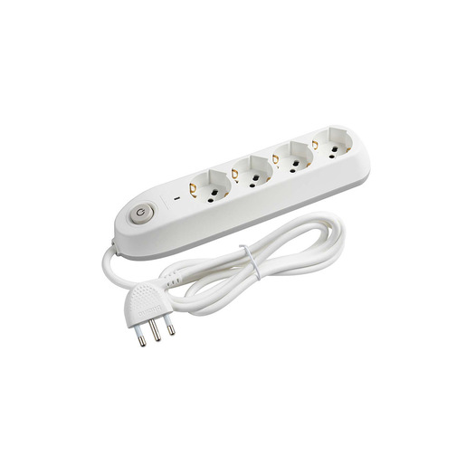 bticino Poker prolunghe e multiple 1,5 m 4 presa(e) AC Interno Bianco