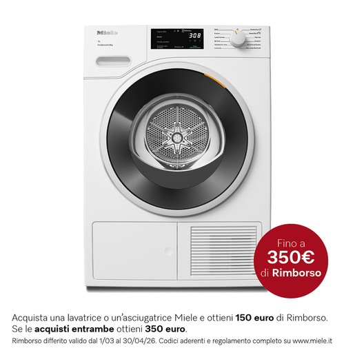 Image of Miele TWD640WP asciugatrice Libera installazione Caricamento frontale 9 kg Bianco
