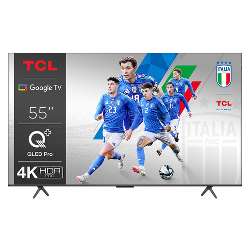 TCL C65 Serie C6 Smart TV QLED 4K 55'' 55C655, audio Onkyo con subwoofer, Dolby Vision - Atmos, Google TV