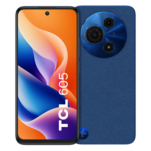 TCL 605 16,9 cm (6.67'') Doppia SIM Android 15 4G USB tipo-C 8 GB 256 GB 5200 mAh Blu