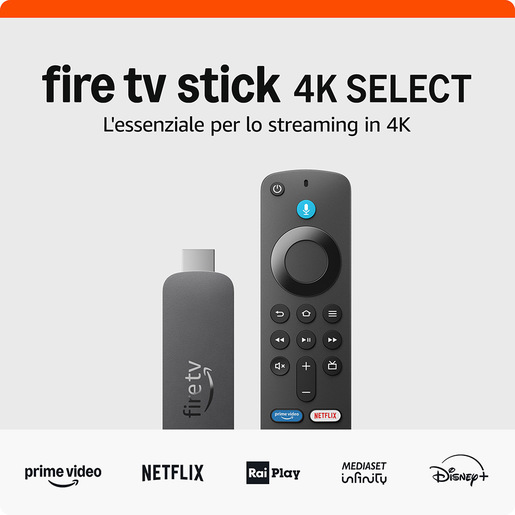 Image of Amazon Fire TV Stick 4K Select 4K Ultra HD Fire OS Nero