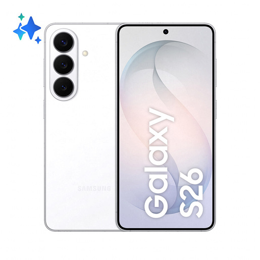 Samsung Galaxy S26 Smartphone AI, 256GB, Processore avanzato, Assistente Foto, Creative Studio, Camera 50 MP, 4300 mAh, White