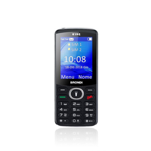 Image of Brondi King 6,1 cm (2.4'') Nero Telefono cellulare basico